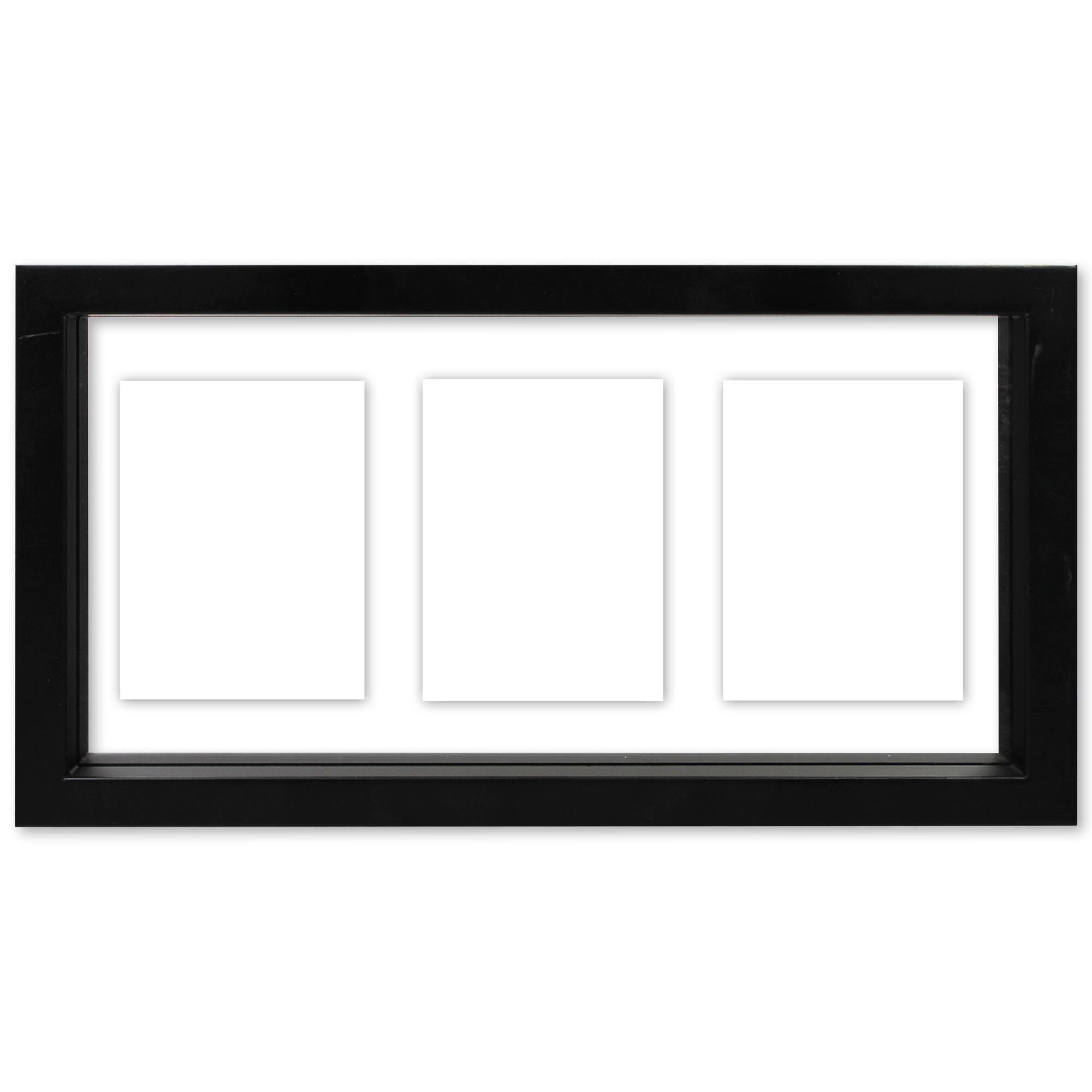 Expressions™ 6" x 12" Black Float Frame by Studio Décor®
